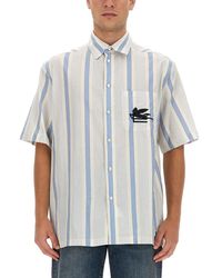 Etro - Shirt With Logo - Lyst