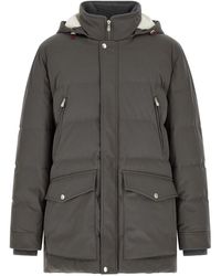 Brunello Cucinelli - Quilted Parka - Lyst