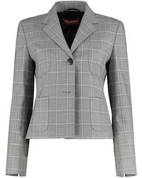 Max Mara - Jacket Manto Virgin Wool Blazers - Lyst