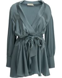 Zimmermann - Short Wrap Dress - Lyst