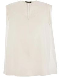 Fabiana Filippi - Linen Sleeveless Top - Lyst