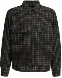 Needles - Dobby Square Rayon Polyester Lightweight Jacket - Lyst