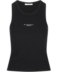 Givenchy - Paris Cotton Tank Top - Lyst
