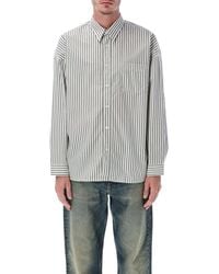sunflower - Stable Striped Cotton Poplin Shirt - Lyst