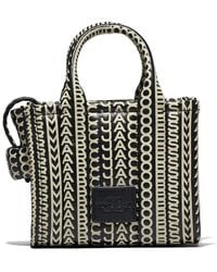 Marc Jacobs - The Monogram Leather Micro Tote - Lyst