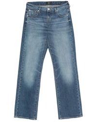 Seven7 - Low Straight Denim Jeans - Lyst