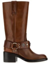 Chloé - Studded Boots - Lyst
