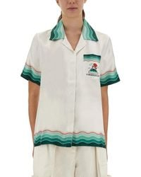 CASABLANCA - Montagne Ondulée Shirt - Lyst