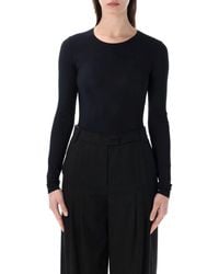 MM6 by Maison Margiela - Lycra Jersey Bodysuit - Lyst