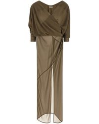 Entire studios - Asymmetrical Skirt Dress - Lyst