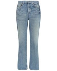 Saint Laurent - Mid-Rise Straight Jeans - Lyst