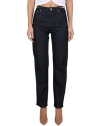 MICHAEL Michael Kors - Cropped Denim Jeans - Lyst