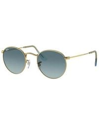 Ray-Ban - Round Metal Rb3447 001/3M - Lyst