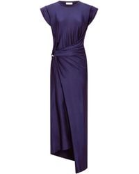 Rabanne - Deep Viscose Elastane Dress - Lyst