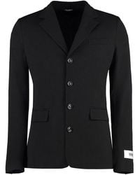 Dolce & Gabbana - Dolce & Gabbana Cotton Blend Single-Breast Jacket - Lyst
