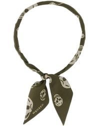 McQueen - Rib Skinny Skull - Lyst