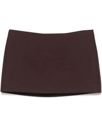 KHAITE - Falda Jett Corta - Lyst