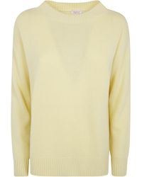 Rossopuro - Long Sleeved Boat Neckline Over Sweater - Lyst