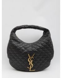 Saint Laurent - Icare Quilted Hobo Bag - Lyst