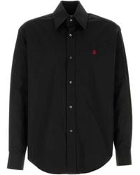 McQueen - Dbl C Stand Cuff Sht - Lyst