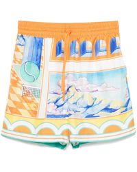 CASABLANCA - Surreal Pool Shorts - Lyst