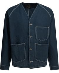 Beams Plus - Engineer Cotton Denim Jacket - Lyst