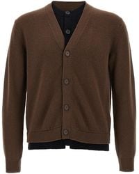 JW Anderson - J.W.Anderson 'Contrast Layered' Cardigan - Lyst