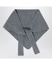Jacquemus - Dark Gros Grain Scarf - Lyst