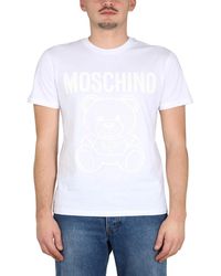 Moschino - Teddy Bear Organic Jersey T-Shirt - Lyst