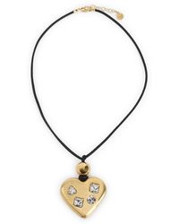 Jacquemus - Crystal Le Pendentif Coeur - Lyst