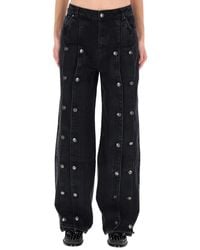 ROTATE BIRGER CHRISTENSEN - Wide-Leg Jeans - Lyst