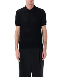 Roberto Collina - Mesh Cotton Polo - Lyst