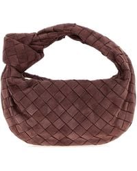 Bottega Veneta - Grape Suede Mini Jodie Handbag - Lyst