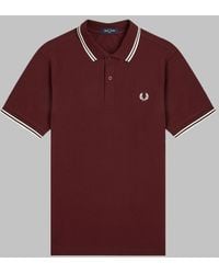 Fred Perry - 100% Cotton Logo Polo Shirt - Lyst