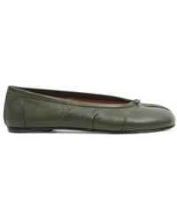 Maison Margiela - Tabi Leather Ballet Flats - Lyst