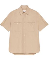 Givenchy - Couture Seam Cotton Shirt With Paris Patch - Lyst