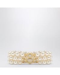 Vivienne Westwood - Orb Three-Row Bracelet With Pearls - Lyst