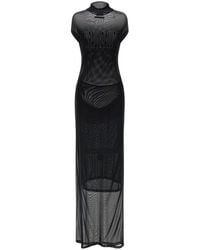 Jean Paul Gaultier - Flocked Dress - Lyst