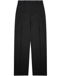 Bottega Veneta - Tailored Silk-Blend Trousers, Viscose Silk - Lyst