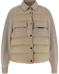 Brunello Cucinelli - Polyester Shell Jacket Clothing - Lyst