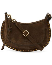 Isabel Marant - Oskan Moon Leather Shoulder Bag - Lyst