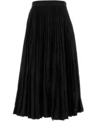 Balenciaga - Wool Skirt - Lyst