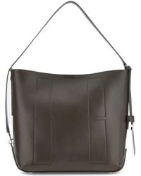 Hogan - Medium Hobo Bag Hocket Calfskin Shoulder - Lyst