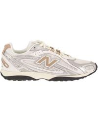 New Balance - Mesh And Suede Lifestyle Sneakers With Leather Details - Lyst