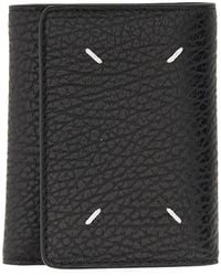 Maison Margiela - Leather Wallet With Four Stitches - Lyst