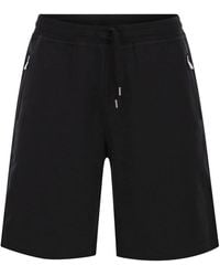 Brunello Cucinelli - Techno Cotton Fleece Bermuda Shorts - Lyst