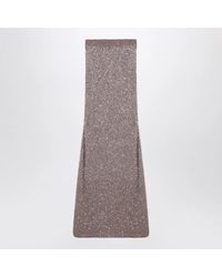 Balenciaga - Light/ Maxi Skirt With Sequins - Lyst
