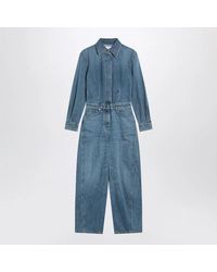 Givenchy - Denim Jumpsuit - Lyst
