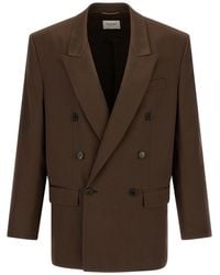 Saint Laurent - Silk Blazer Clothing - Lyst