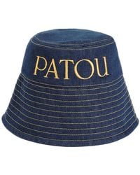 Patou - Dark Denim Hat - Lyst